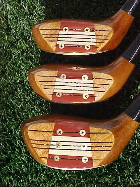 PERSIMMON Macgregor Nicklaus Muirfield Golf Clubs Woods Set Driver