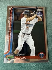 2025 Topps Pro Debut Chrome PDC-188 - Casey Cook Hub City Spartanburgers (Texas)