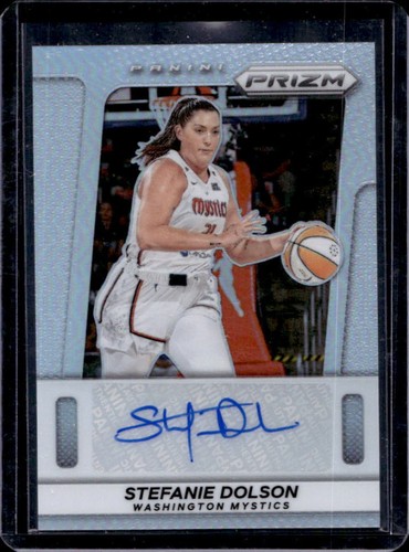 2025 Panini WNBA Prizm Stefanie Dolson Throwback Signatures Auto #TB-SD Mystics