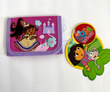 Vintage 2004 Dora the Explorer Wallet NWT Nick Jr Pink Purple Y2K