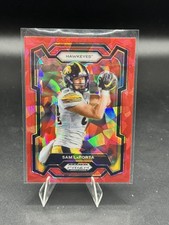 Sam Laporta Panini 2024 Panini Prizm Draft Picks #45 Red Ice Iowa Hawkeyes