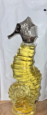 Avon Sea Horse Decanter Skin So Soft Bath Oil 6 oz Full Vintage Collectible