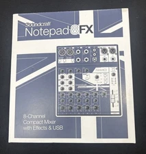 Soundcraft ‎Notepad-8FX 8 Channels Analog Mixer