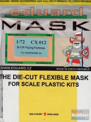 EDUCX012 1:72 Eduard Mask - B-17F Flying Fortress (HAS kit) #CX012