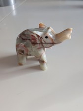 Onyx Marble Elephant Ornament