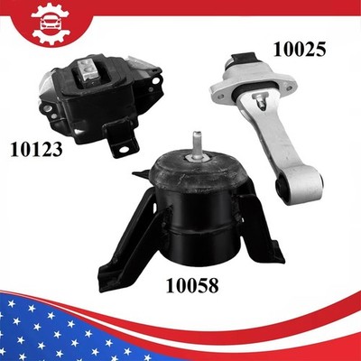 Motor Trans&Torque Strut Mount 3PCS for Hyundai Tucson Kia Sportage 10025 10058