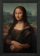 MonaLisa Leonardo da Vinci Framed Wall Art Poster Canvas Print Picture