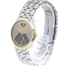 Omega De Ville Quartz Stainless Steel And Yellow Gold Watch