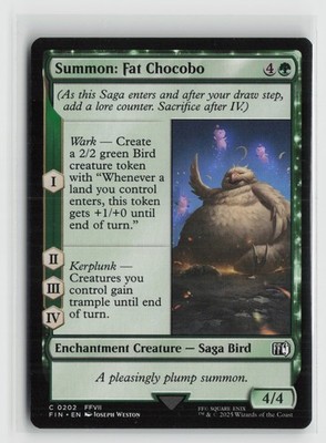Summon: Fat Chocobo C FINAL FANTASY 202 NM