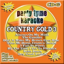 Party Tyme Karaoke - Country Gold 3 8 8-song CD G 