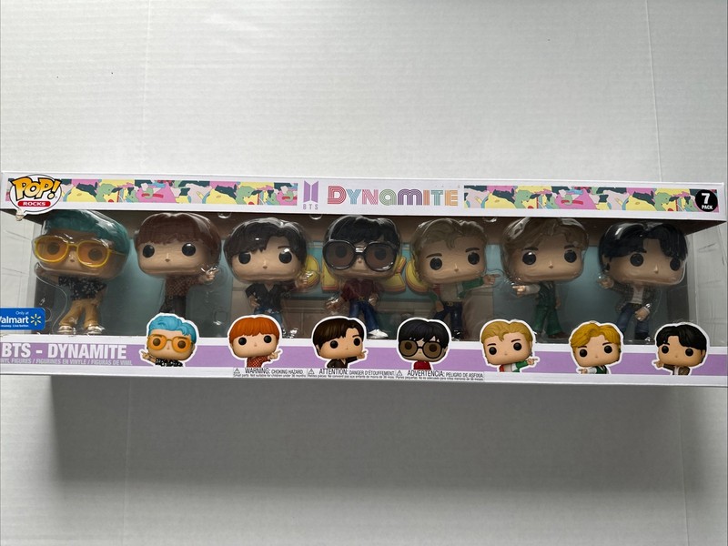 Funko POP! Rocks: 7 pack BTS - Dynamite - Walmart Exclusive