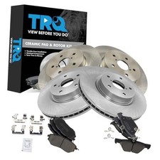 Front Rear Brake Pad Rotor Kit Ceramic Compatible with 2015-2019 Subaru