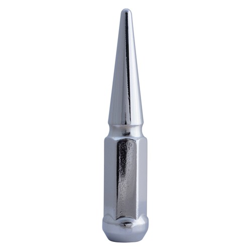 Metal Lugz 7005K6 Spiked Lugz Chrome 19mm Steel 12x1.5 Thread 24 Lugs & 1 Key - 第 1/1 張圖片