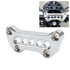 Handlebar Top Bar Riser Clamp Mount For Harley Sportster XL883 XL1200 Chrome