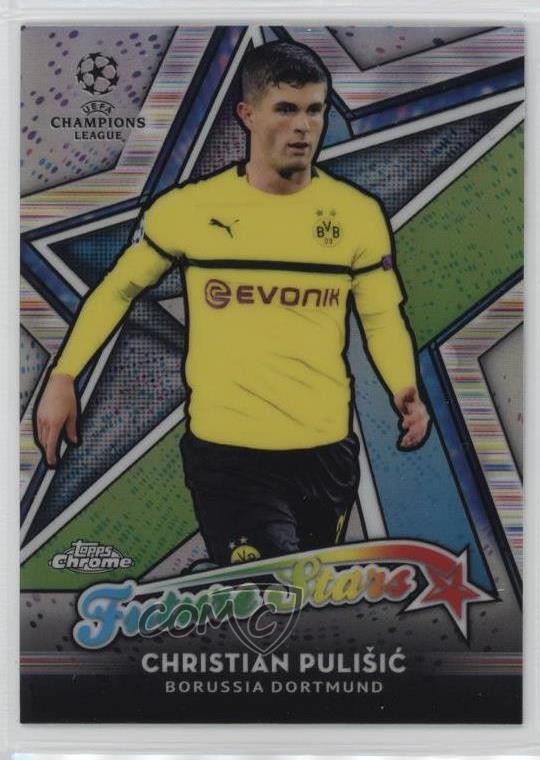 2018-19 Topps Chrome UCL Future Stars Christian Pulisic #FS-CP 1o2