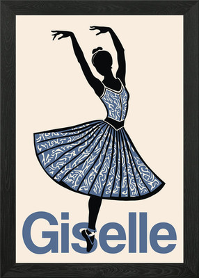 Giselle Ballet Poster Framed Wall Art Poster Canvas Print Picture