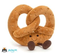 Jellycat Christmas Collectible: 18cm Amuseable Pretzel Soft NWT w/ Dust Bag