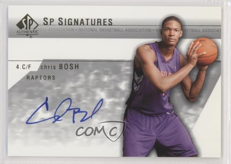 2003-04 SP Authentic SP Signatures Chris Bosh #CH-A Auto HOF a8r