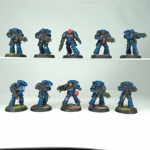 Intercessor Squad Ultramarines Primaris Space Marines Painted Warhammer 40k