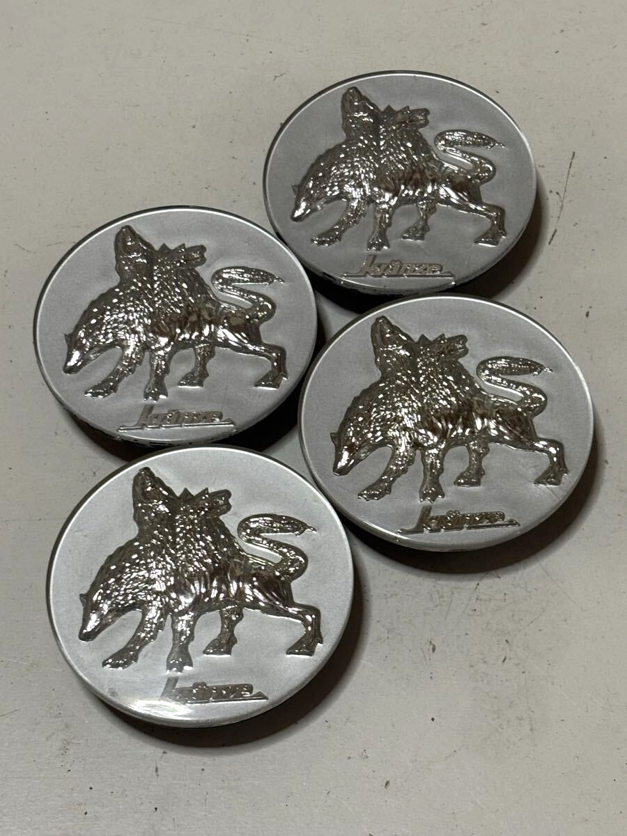 Weds Kranze Cerberus White Wheel Center Caps Set of 4 64.5mm/54.5
