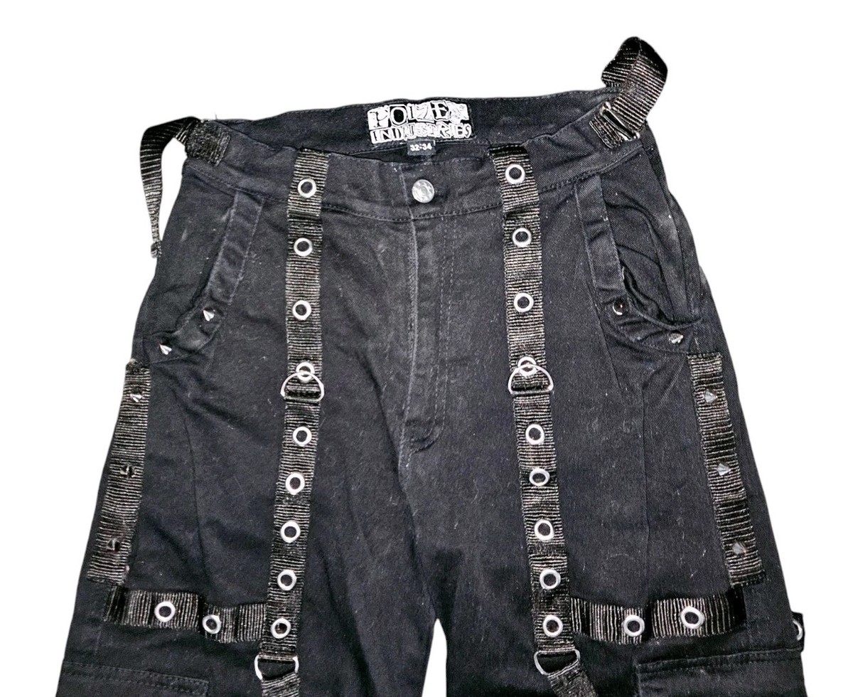 Poizen Industries Trinity Pants Black Trousers Boot cut Alt Rock