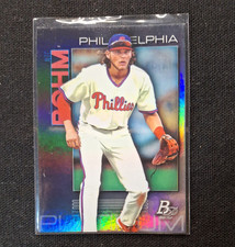 2020 BOWMAN PLATINUM ALEC BOHM ROOKIE CARD RC #TOP-32 PHILADELPHIA PHILLIES SP. rookie card picture