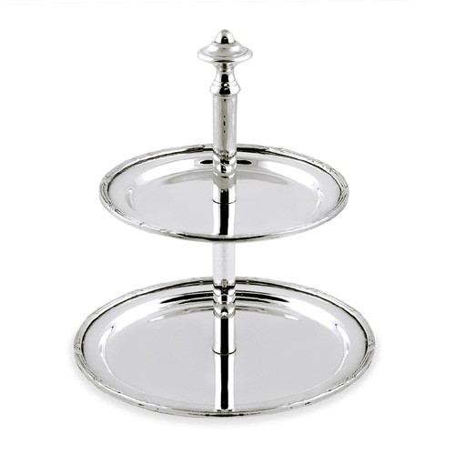 Edzard Etagere Silber Madison 2-StöCkig Groß Vorlegeschale Etageren Hochzeit-image