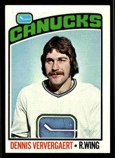 1976-77 Topps Dennis Ververgaert #175 - Vancouver Canucks