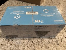 2 Pack Amcrest 4K AI IP Security Camera 8MP Smart PoE Turret Black