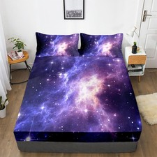 Lightning Colorful Fitted Sheet Full Size Bed Sheets Boys Lightning Star Boy ...