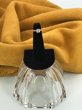 VNT STERLING 925 "KIDDIEGEM" Faceted CZ CHILD'S RING Size 1.75 - Sparkly Fun 