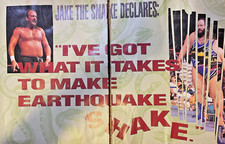 1991 WWF Wrestler Jake the Snakevs Earthquake