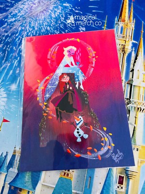 2020 Disney Parks Frozen 2 Anna Elsa Olaf Bove 5x7  Postcard