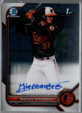 2022 Bowman Chrome Prospect Autographs #CPAMH Maikol Hernandez Auto