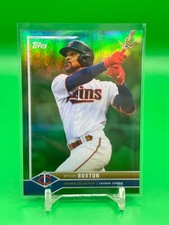 2022 TOPPS X BOBBY WITT JR. CROWN COLLECTION Bryon Buxton Green #/75 Card 23