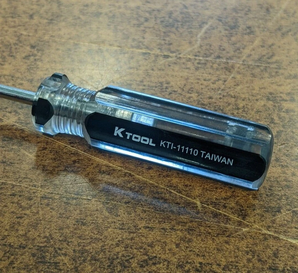 3 K Tool Flat Head Screwdriver 1/8" Slotted Precision General Purpose Pocket NOS - Image 2 of 4