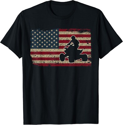 Quad Biker America Flag Gift I Atv Four Wheeler Quad Bike T-Shirt Quad Biker America Flag Gift I Atv Four Wheeler Quad Bike T-Shirt