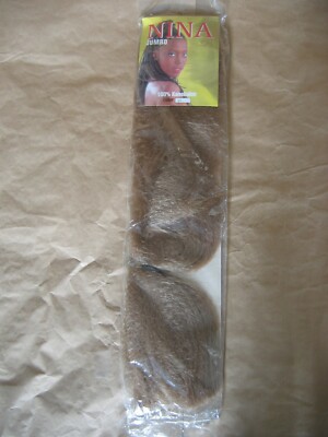 HAARVERLÄNGERUNGEN 61 cm ZÖPFE 100% KANEKAON NINA JUMBO Farbe 24 SENEGAL
