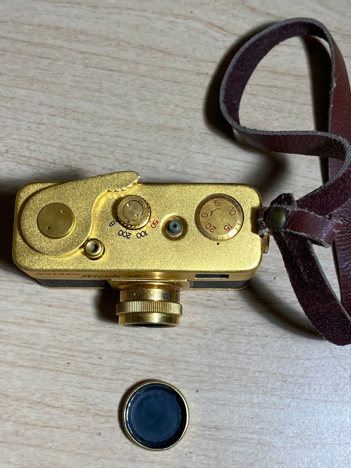 Vintage Spy Film Camera Golden Ricoh 16mm Subminiature | eBay