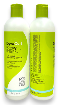 DevaCurl No-poo Original Conditioner Cleanser (12fl.oz/355ml) Lot Of 2, New