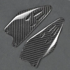 Real Carbon Fiber For 2019-2025 ZX6R Foot Peg Heel Plate Guard Footpeg Footrest