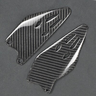 2019-2025 Kawasaki ZX6R Real Carbon Fiber For Foot Peg Heel Plate