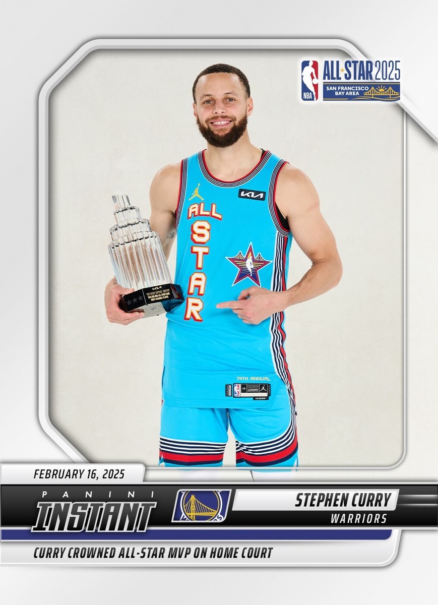 2024/25 PANINI INSTANT NBA ALL STAR MVP 355 STEPHEN CURRY GS