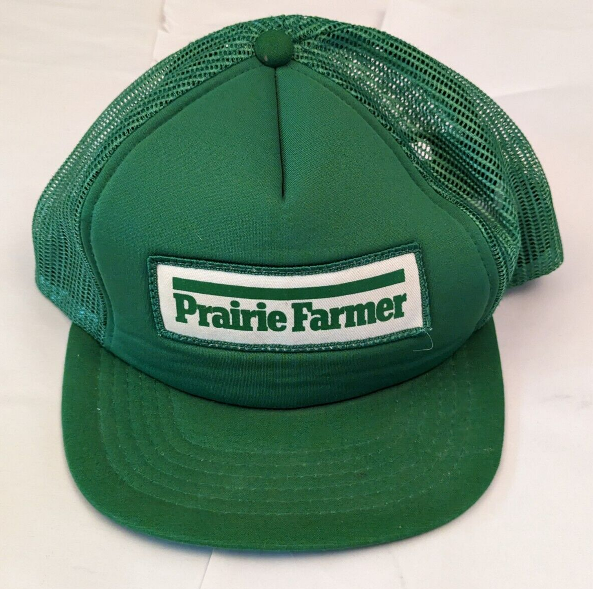 Vintage Prairie Farmer Trucker Farm Hat Cap Green Snapback K Products