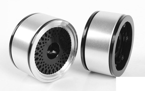 Black Mesh 1.55" Beadlock Wheels Z-W0103 RC4WD scale wheel G2 TF2 1.5" rcBitz - Picture 7 of 7
