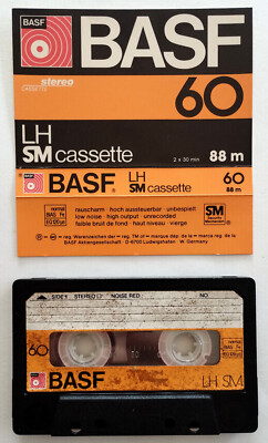 Mc Basf Lh 60 Sm Musikkassette Cassette Lh60 Vintage Compact Tape gebraucht gebraucht