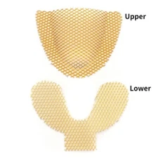 10Pcs Meta BesQual Dental Lab GRID STRENGTHENERS Reinforcement Mesh Gold Steel