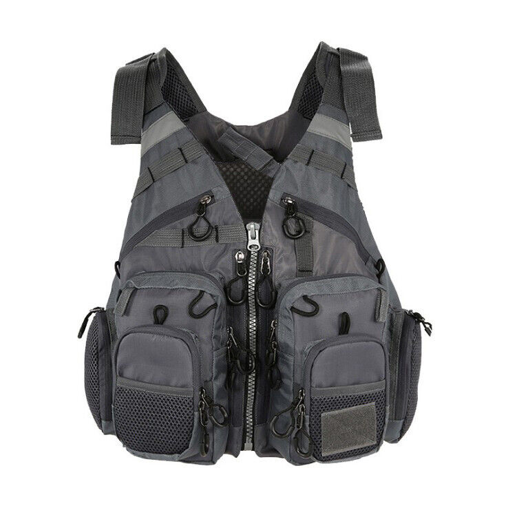 NEW Fishing Adjustable Vest Sales Great shop w Sunglas Fly FREE for