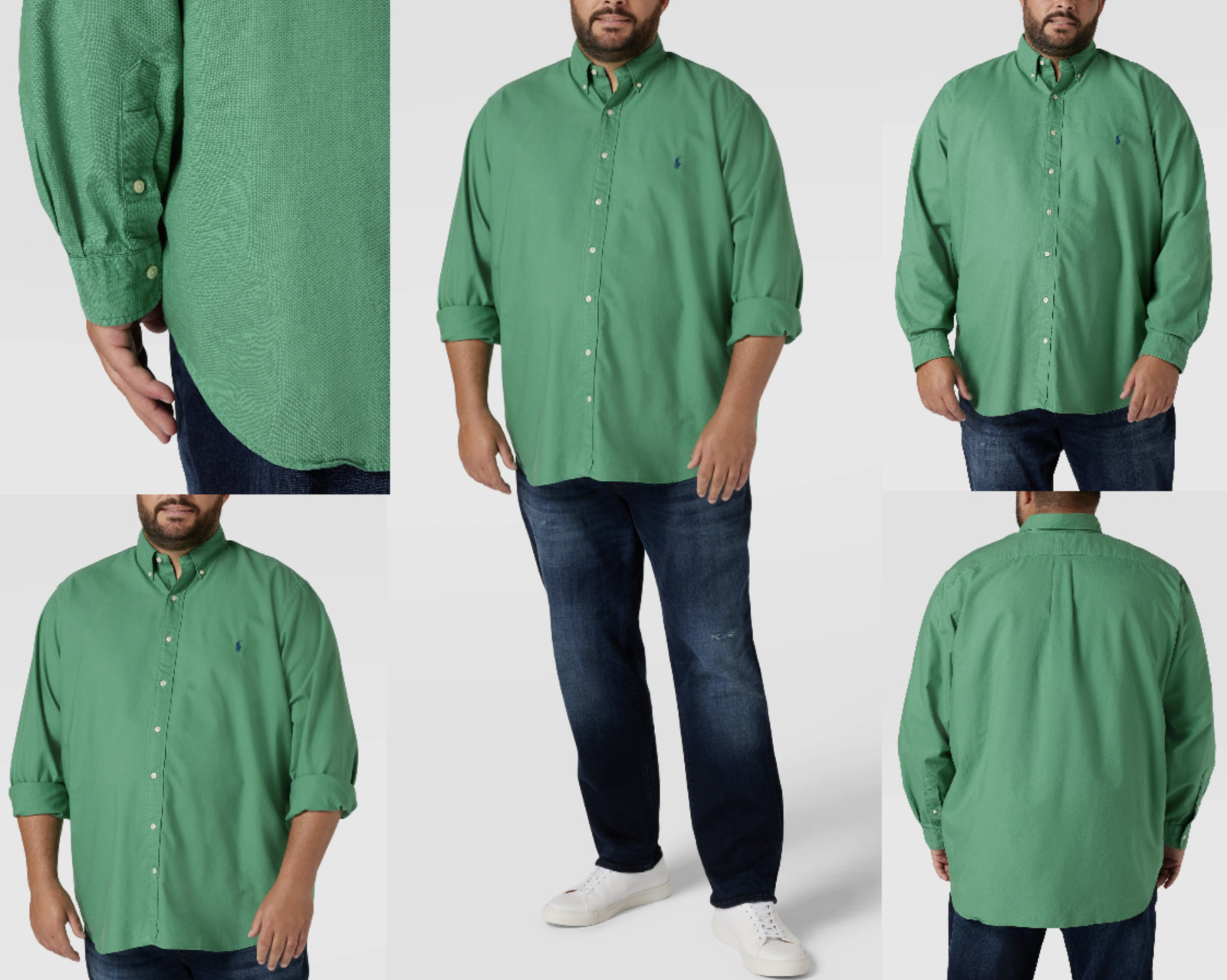 Polo Ralph Lauren Big & Tall Plus Size Casual Pony Shirt 3LT image 2