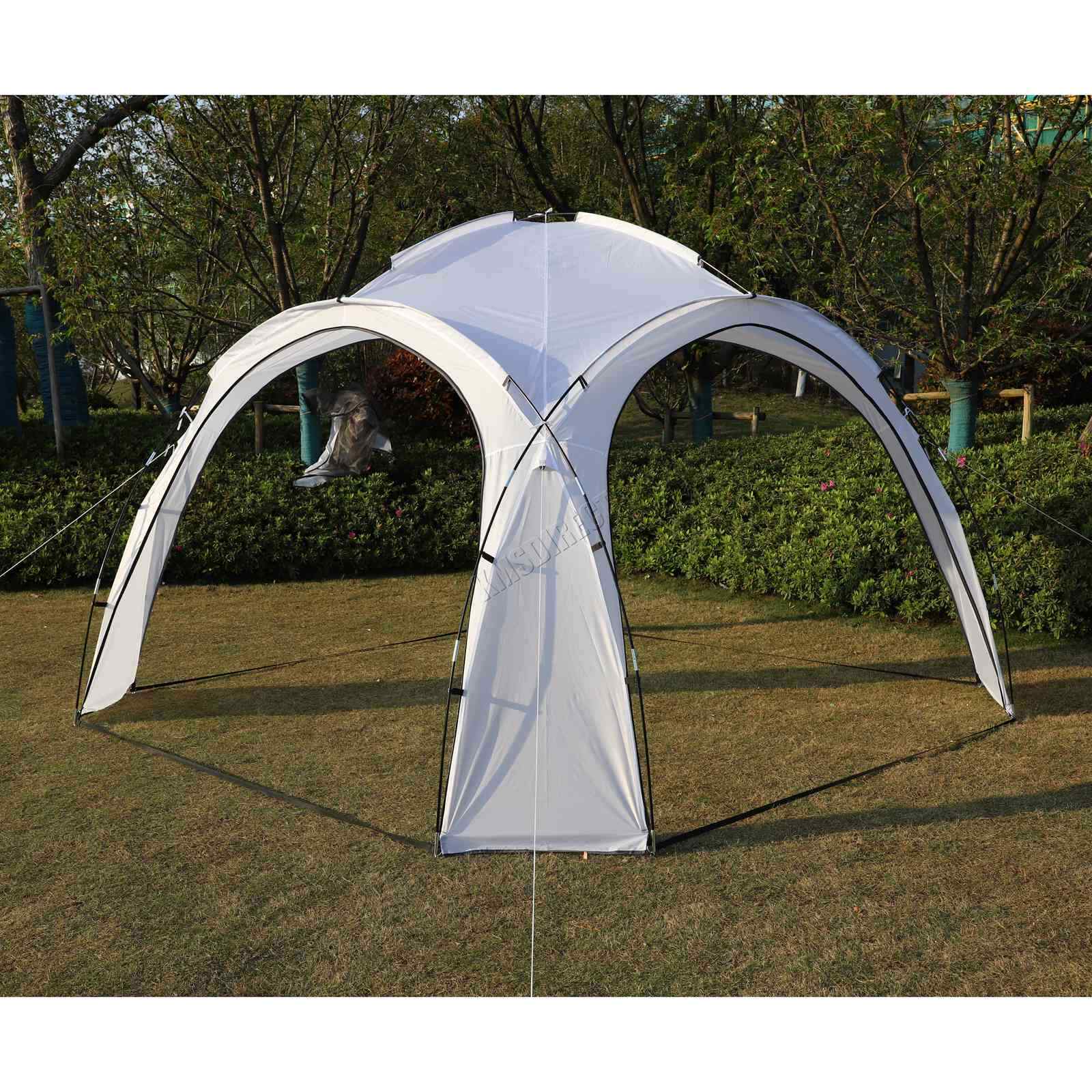 BIRCHTREE Outdoor Garden Dome Gazebo 3.5 x 3.5m Tent Shelter Camping